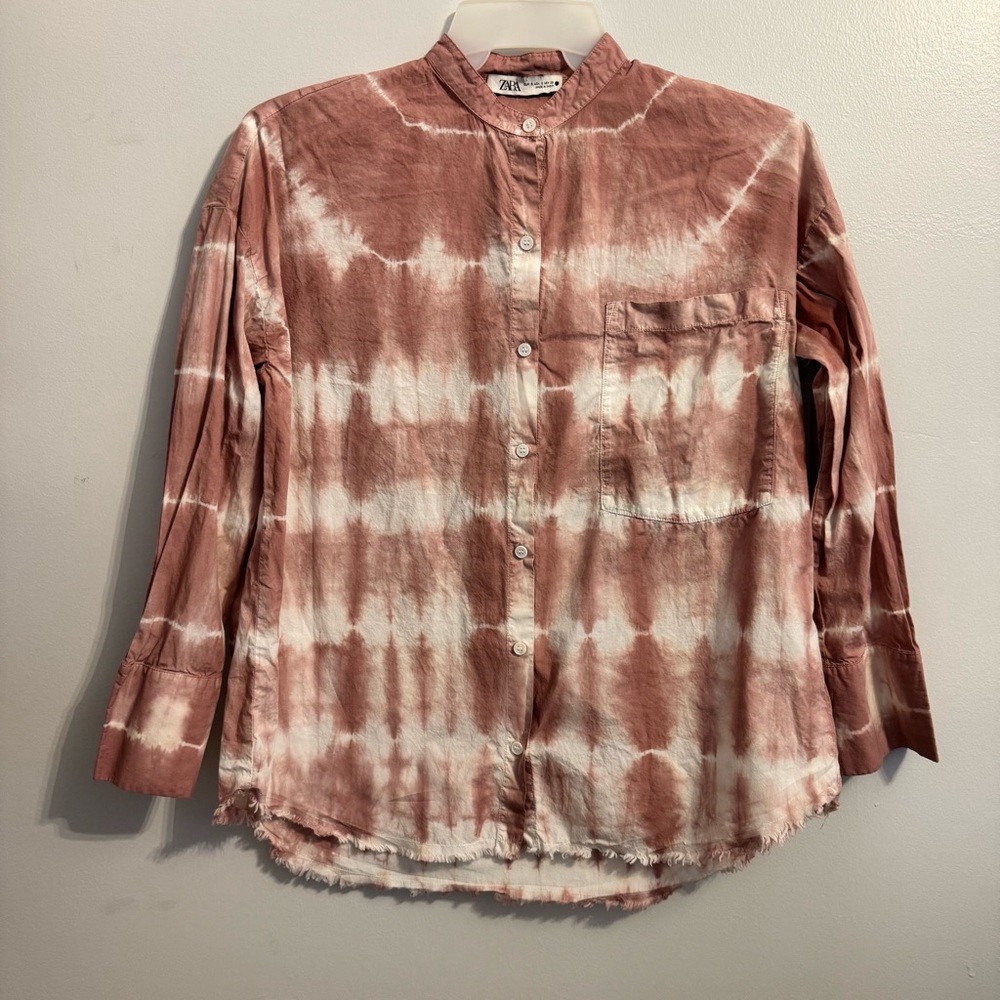 Zara Tie Dye Blouse
